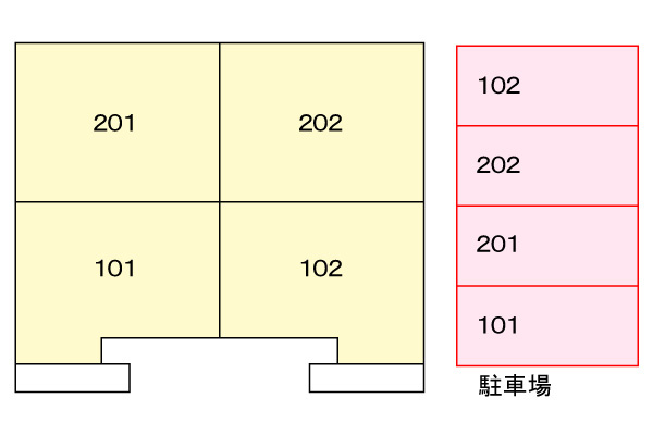 プリモディーネⅡの区画図