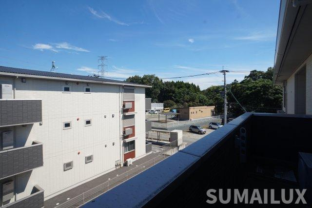 合志市竹迫のアパートの展望