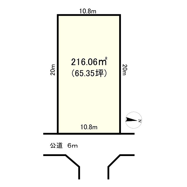 久喜市栗原2丁目売地の土地図
