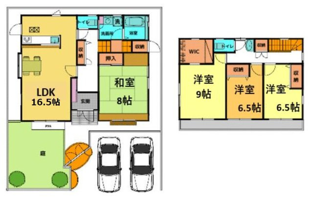 大網白里市みどりが丘2　中古戸建の間取り|図面と現況に相違がある場合、現況を優先致します。