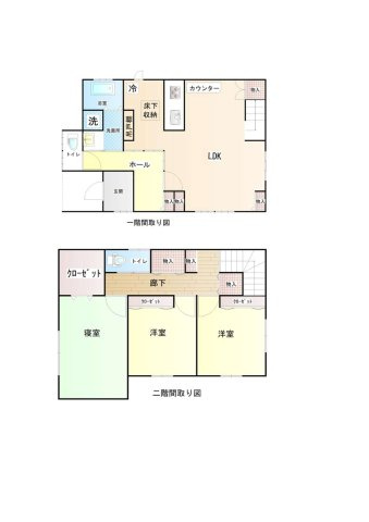 八街ほ　中古戸建の間取り