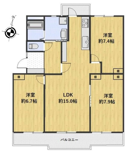 入間東町団地の間取り