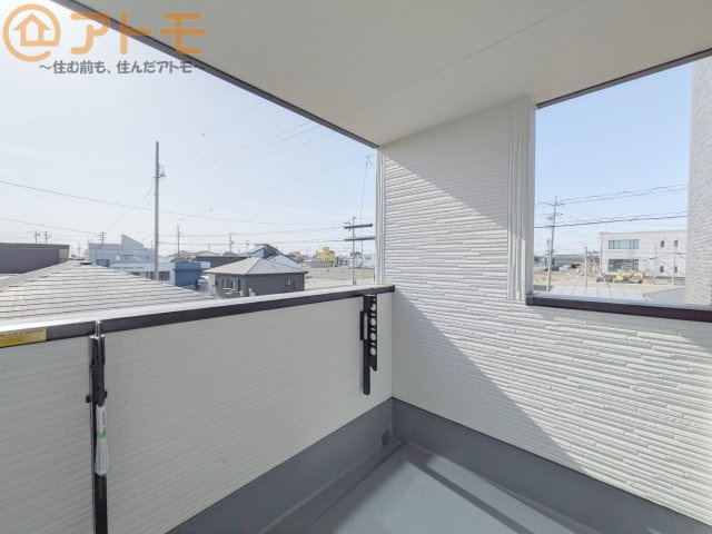 【バルコニー】 | 焼津市石津第1期　新築戸建　全1棟 | インナーバルコニーはお出かけ中の急な雨でも安心♪