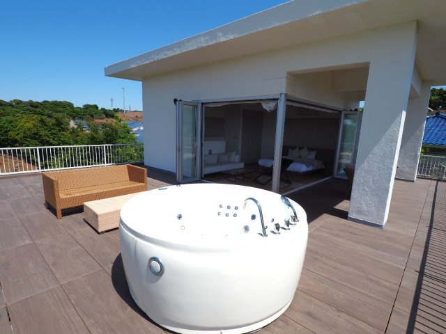 海一望！富士山と相模湾をジャグジーから臨むリゾートハウスのその他|ジャグジー