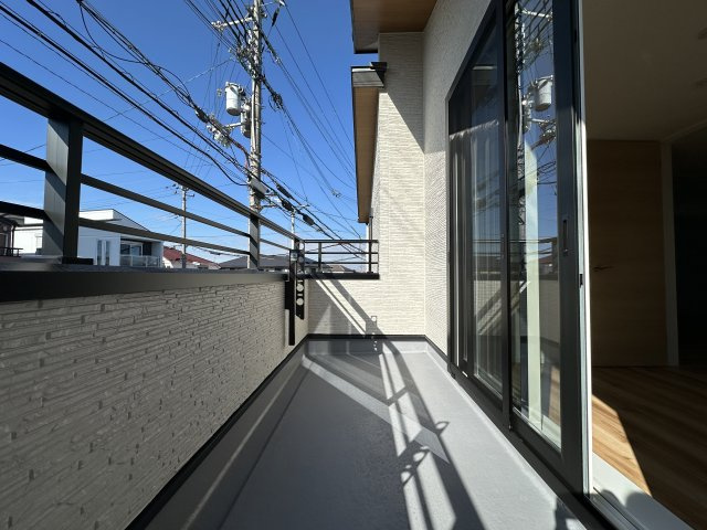 神戸市西区竜が岡2丁目新築戸建２号地のバルコニー