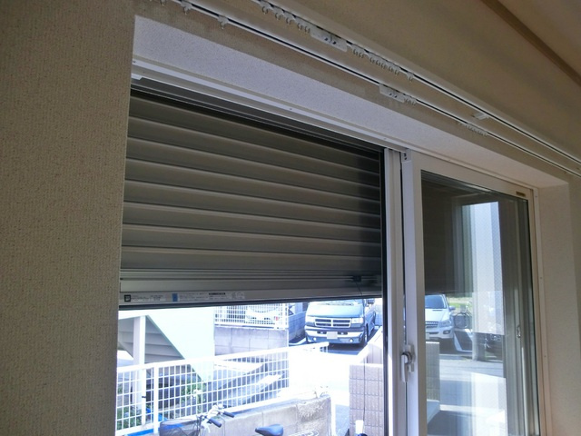 リバーサイドコートのセキュリティ|シャッター付きで１階でも安心♪