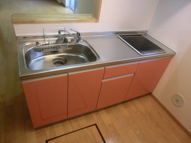 リバーサイドコートのキッチン|便利なシステムキッチン！