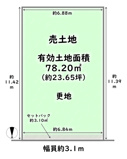 右京区山ノ内苗町　建築条件付の画像