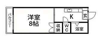 グランドハイツ富ヶ丘Ⅰの間取り