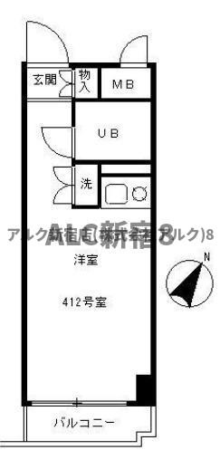 ライオンズマンション千駄ヶ谷第２の間取り