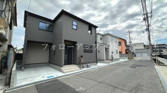 泉佐野市鶴原８期１号棟の前面道路含む現地写真|前面道路含む現地写真です