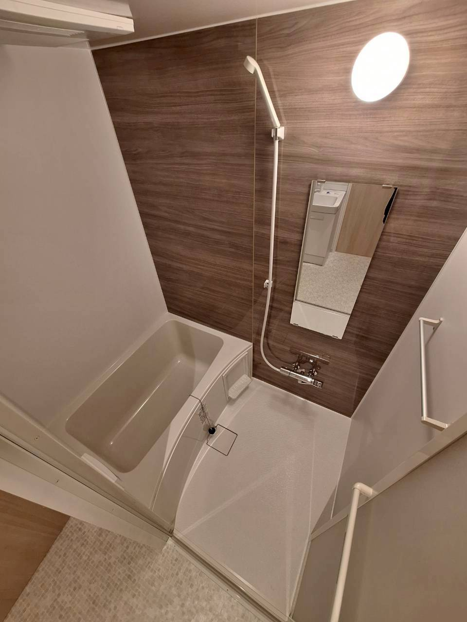 竹の塚マンションの浴室