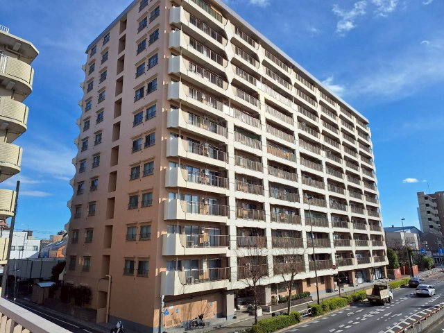 竹の塚マンションの外観パース