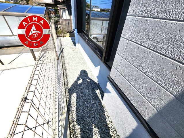 福津市若木台1丁目第2-2棟（1号棟）の外観|お庭で自由な時間を過ごせます。