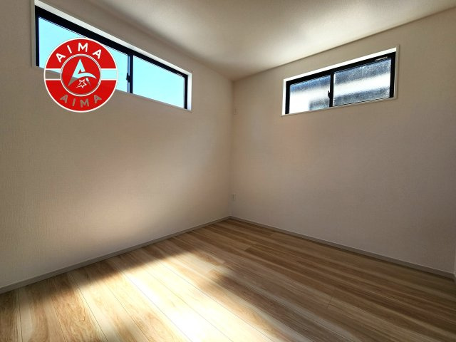 福津市若木台1丁目第2-2棟（1号棟）の和室|将来的に、琉球畳を引きまして和室風にすることも可能です。