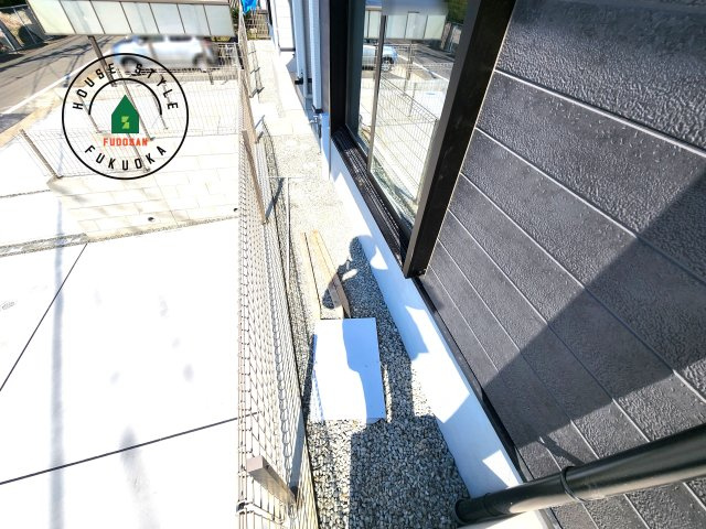 福津市若木台1丁目第2-2棟（2号棟）の庭|お庭で自由な時間を過ごせます。