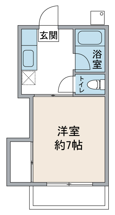 イズミコーポの間取り