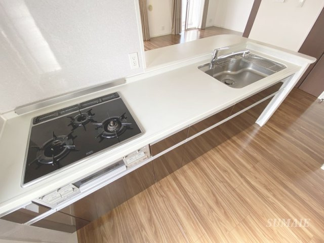 サニーコート大宮盆栽町第2のキッチン|3口コンロ設置☆