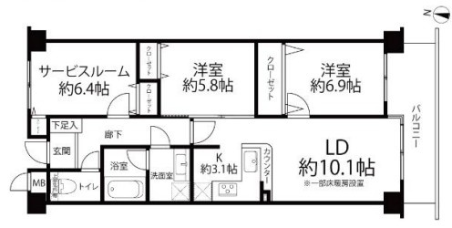 ランドパーク馬事公苑の間取り