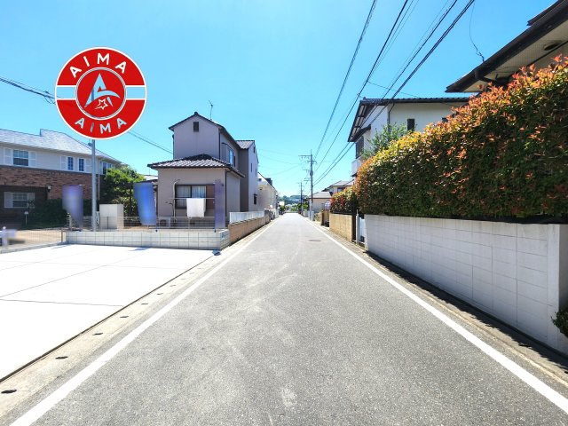 糟屋郡志免町田富4丁目第6-1棟（1号棟）の前面道路含む現地写真|前面道路です。