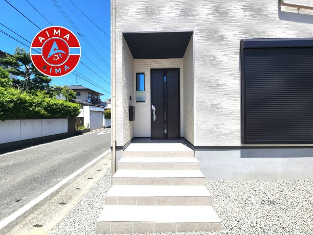 糟屋郡志免町田富4丁目第6-1棟（1号棟）の外観：施工例|おでかけの時も帰った時も、「我が家」を最初に感じでもらえる素敵な空間に。