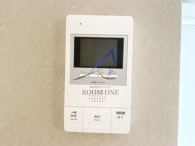 FAIR町屋のセキュリティ|モニター付きインターホンです。