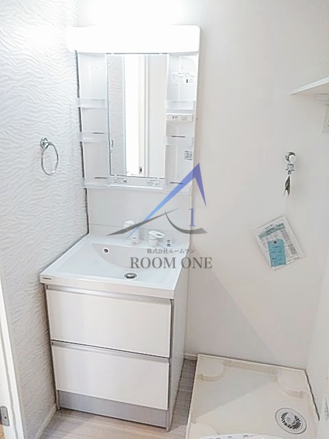 ハーモニーテラス綾瀬Ⅲの設備|洗濯機置き場です。