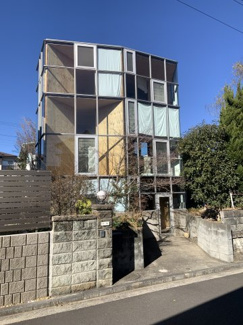 【外観パース】 | house K | ガラス壁のデザイン性に富んだ戸建です
