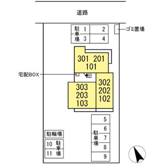 【区画図】 | D's LIEN (ディ-ズリアン)E
