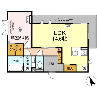 【間取り】 | D's LIEN (ディ-ズリアン)E