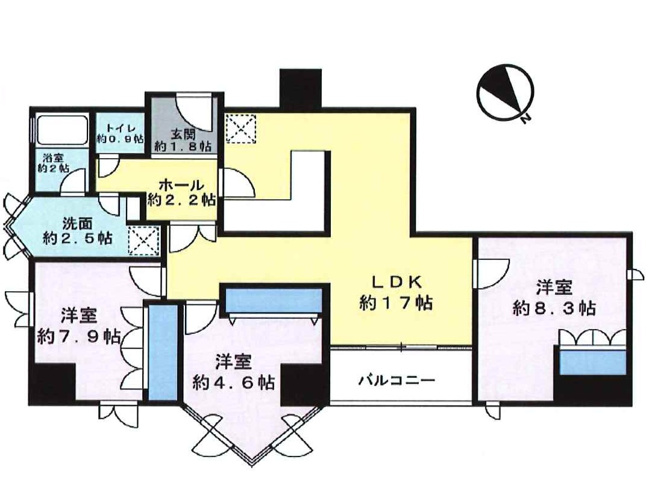 【間取り】 | 朝日プラザアルティマタワーズ