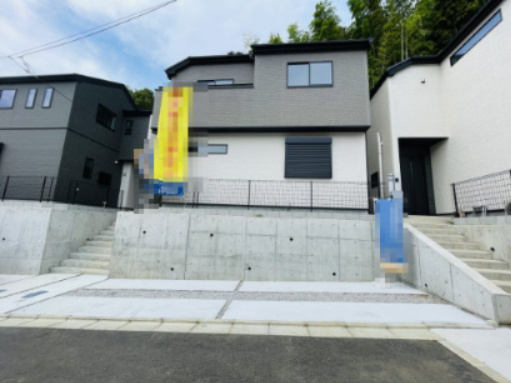 祝　成約　八王子市　館町　新築戸建ての外観|～仲介手数料無料☆八王子ひなた不動産～　八王子市館町　新築戸建て