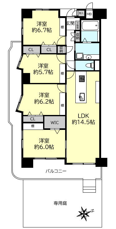ファミール西神戸の間取り