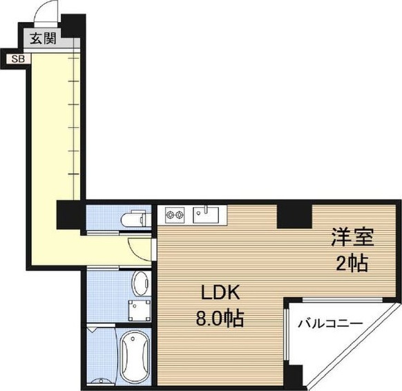 b.UEMACHIDAIの間取り