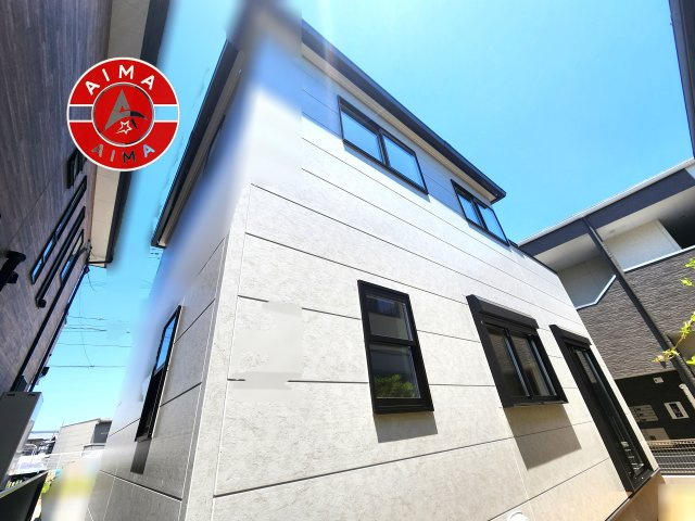 福岡市東区松崎2丁目第1-1棟（1号棟）の外観|デザイン性のある外観です。