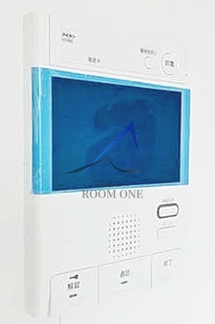 ガリシア池上のセキュリティ|モニター付きインターホンです。