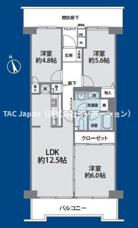 ルネ町屋の間取り