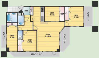 【間取り】 | レジディア千里万博公園