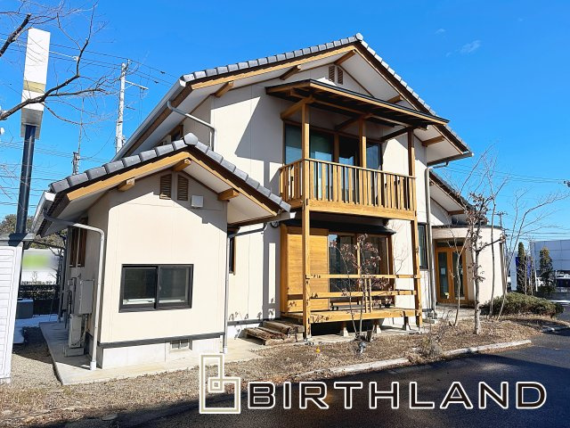 中古戸建　郡山市安積荒井一丁目　安積第一小・安積中の外観|国産無垢材使用の4SLDK　敷地面積599.17㎡（181.24坪）　四季工房施工です！