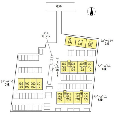 【区画図】 | リバーパレスC棟