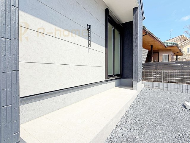 小美玉市希望ヶ丘1期　新築戸建て　3号棟のその他|リビングから出入り可能なテラス！あたたかい日差しが差し込む心地よい空間♪
