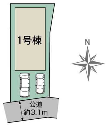 【区画図】 | 名谷町字平ノ垣内　新築戸建