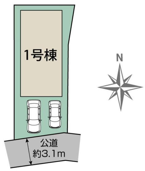 【区画図】 | 名谷町字平ノ垣内　新築戸建