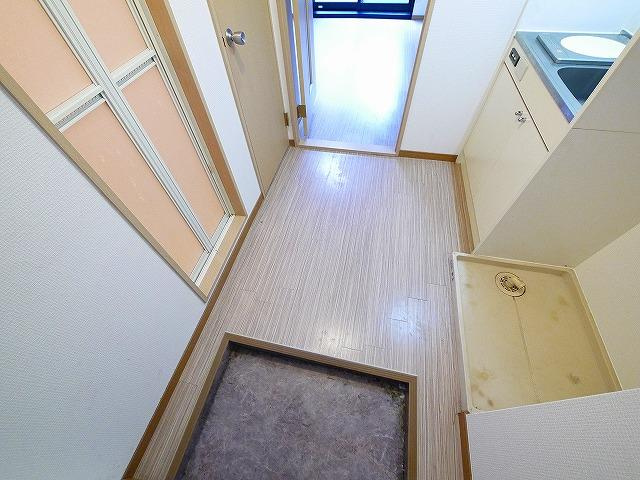 アエル宝来の玄関|きれいな玄関です