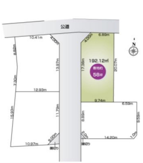 【区画図】 | 比企郡滑川町月輪　新築戸建　全4棟　2号棟