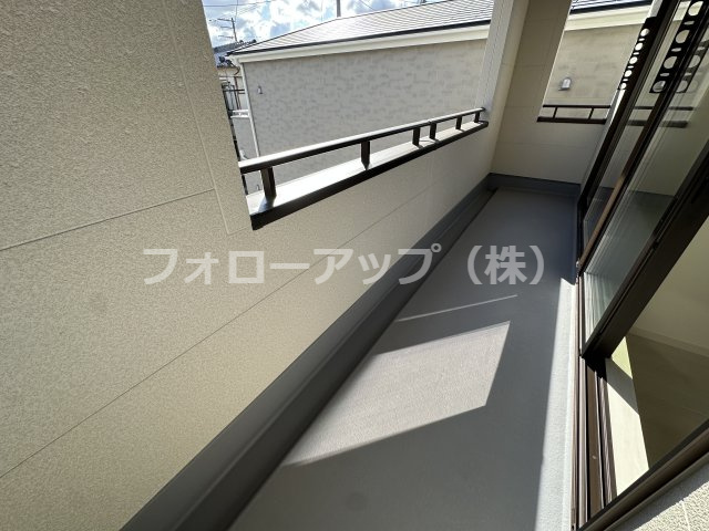 貝塚市三ツ松5期１号棟のバルコニー|陽当たり良好なバルコニーです