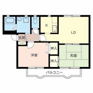 【間取り】 | ラフォーレ弥生