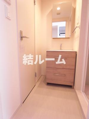 板橋区赤塚２丁目のアパートの独立洗面台