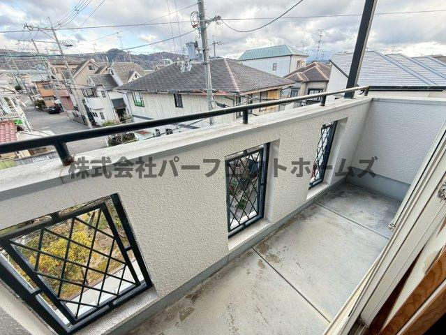 春日元町1丁目戸建　賃貸のバルコニー|陽当たり良好なバルコニーです