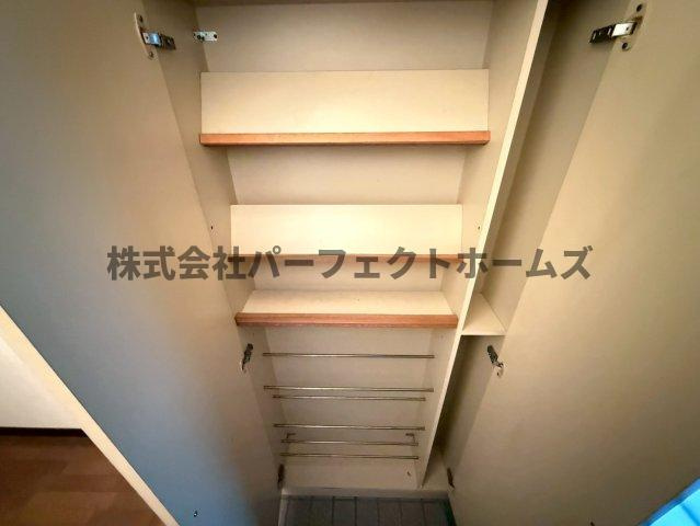 春日元町1丁目戸建　賃貸の収納|ちょっとした収納スペースも充実しています